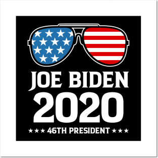 Joe Biden Sunglasses Flag Aviators, Funny American President 46 2020 2024 Gifts Posters and Art